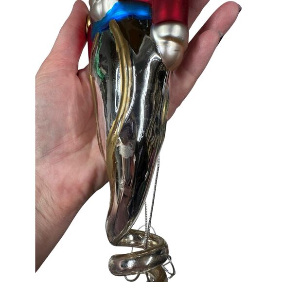 Department 56 Nutcracker Mercury Glass Large Handpainted Christmas Ornament - Picture 2 of 7